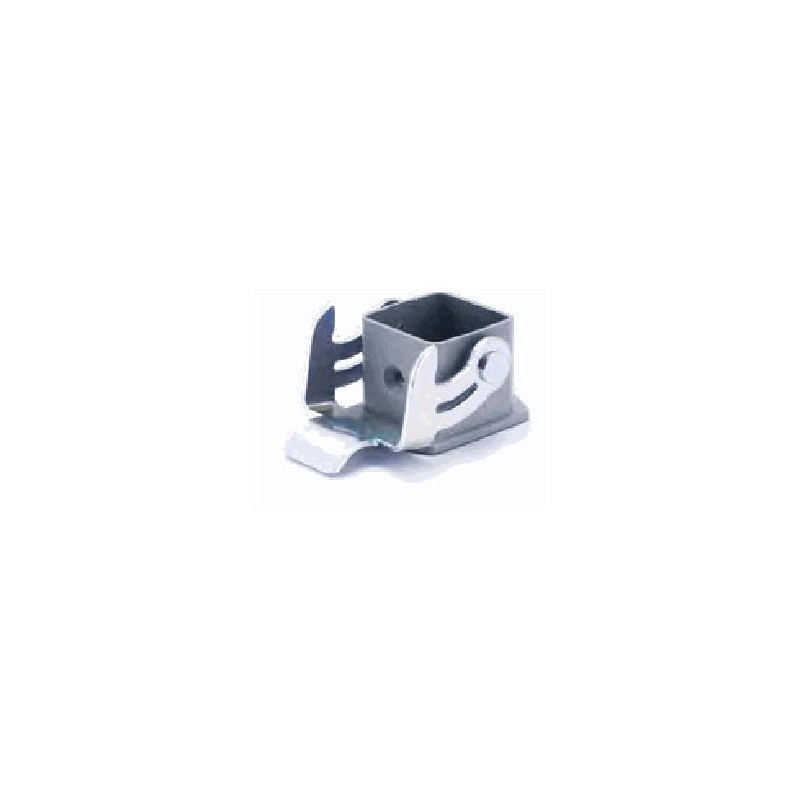 Embase encastrée 3A, Alliage de zinc moulé, Alliage de zinc moulé, IP65, Sortie basse